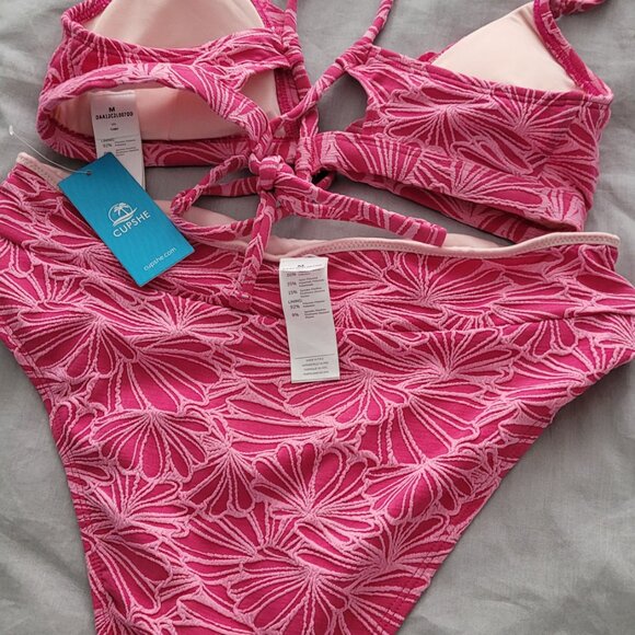 Two toned pink bikini - Picture 2 of 9